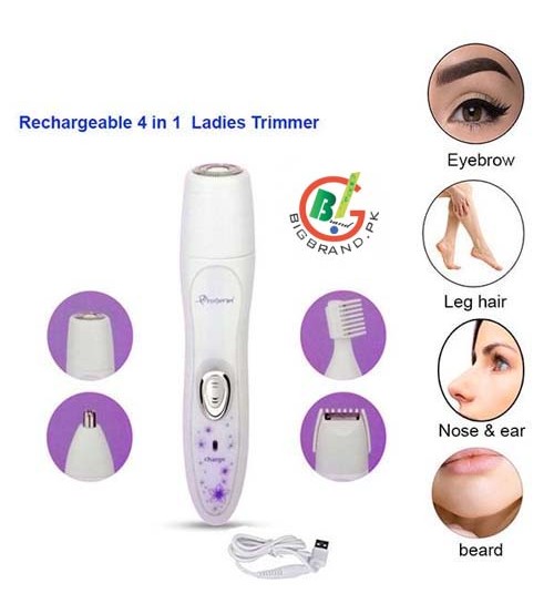 Progemei 4-In-1 Lady Shaver and Trimmer Kit GM-3078